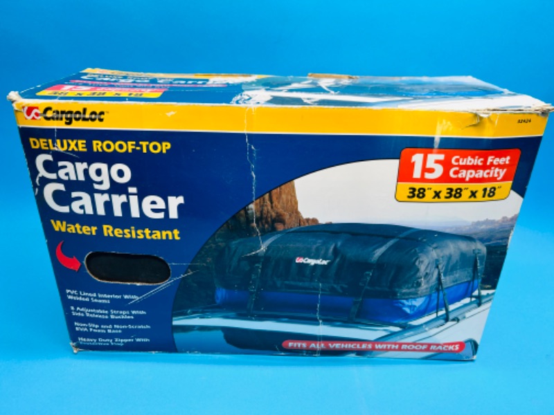 Photo 1 of 699318…15 cubic ft cargo carrier water resistant 38”x38”x18”