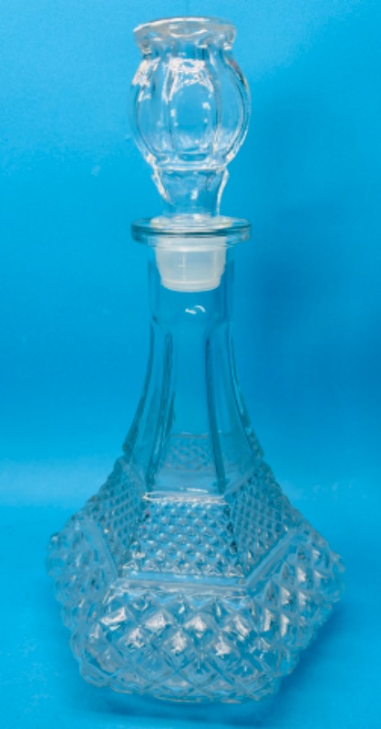 Photo 1 of 699364…12” vintage crystal decanter 