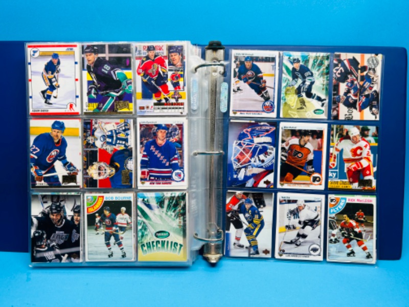 Photo 7 of 699400…final sale no returns/refunds 360 mixed hockey trading cards in binder 