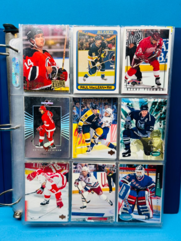 Photo 4 of 699400…final sale no returns/refunds 360 mixed hockey trading cards in binder 