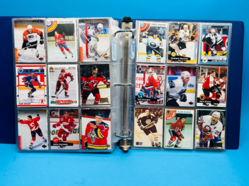 Photo 6 of 699400…final sale no returns/refunds 360 mixed hockey trading cards in binder 