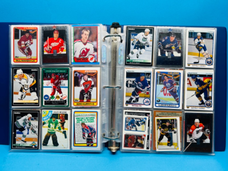 Photo 3 of 699400…final sale no returns/refunds 360 mixed hockey trading cards in binder 