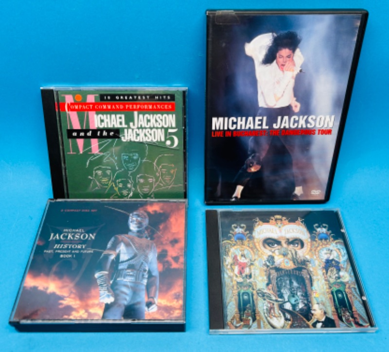 Photo 1 of 699402…4 Michael Jackson music CD’s and disc