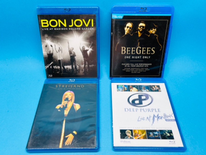 Photo 1 of 699406…4 music concert Blu Rays 