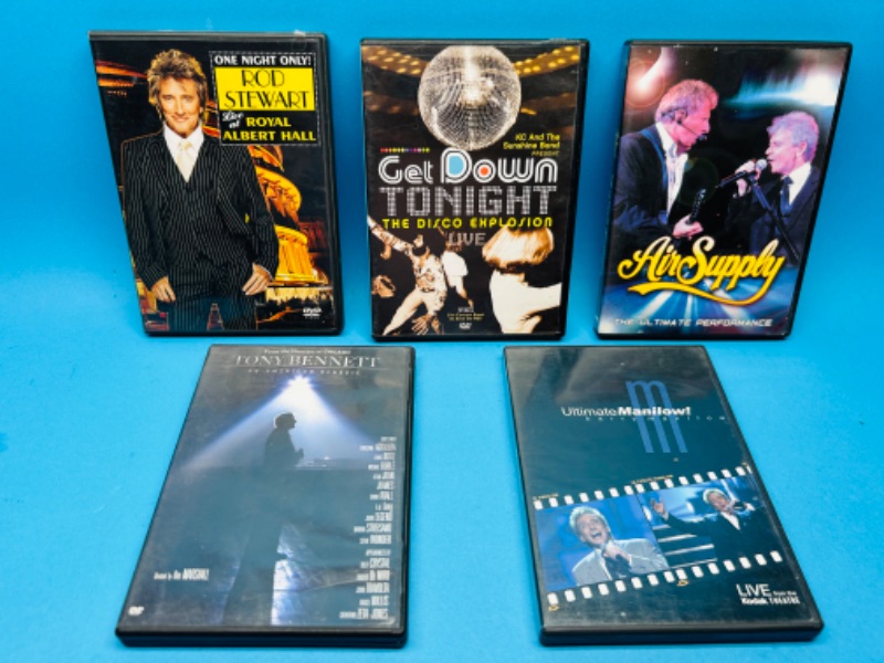 Photo 1 of 699410…5 music concert DVDs 