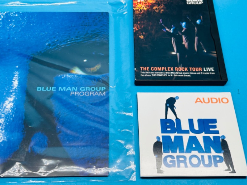 Photo 1 of 669434…blue man group program, audio, and live DVD 
