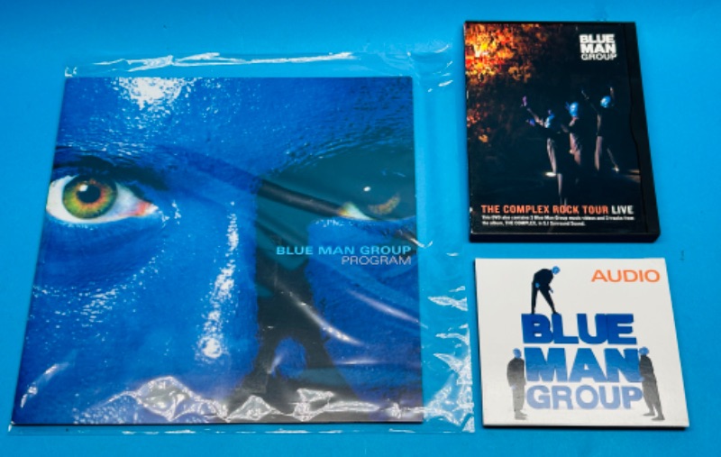 Photo 1 of 669434…blue man group program, audio, and live DVD 