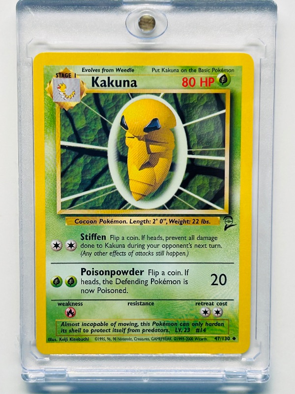 Photo 1 of 699455…Pokémon card 47/130  in hard plastic case