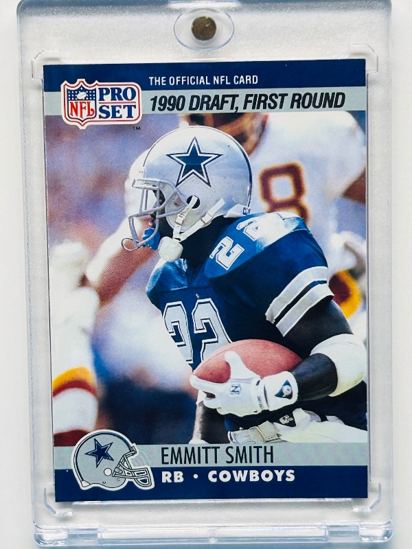 Photo 1 of 699475…Rookie Emmitt Smith card 685  in hard plastic case