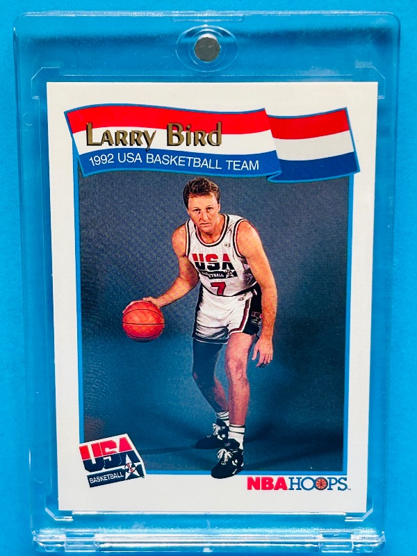 Photo 1 of 699488…Larry Bird card 52 in hard plastic case 