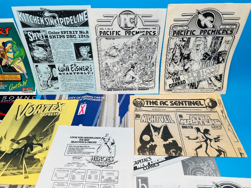 Photo 4 of 699513…vintage comic newsletters, posters, and convention papers