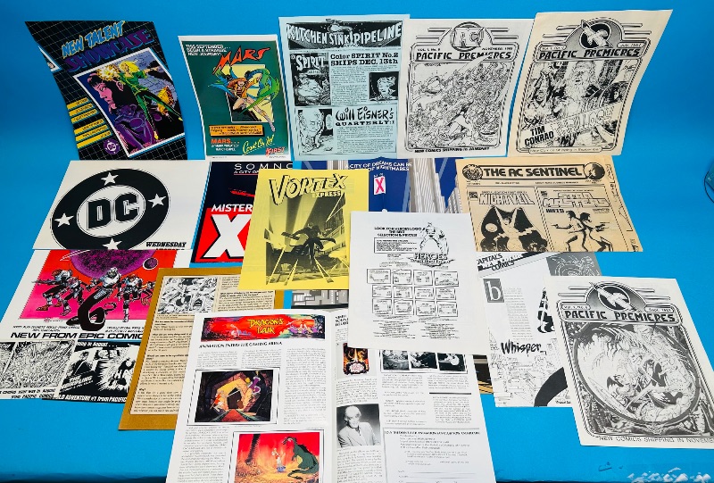 Photo 1 of 699513…vintage comic newsletters, posters, and convention papers