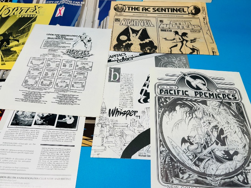 Photo 3 of 699513…vintage comic newsletters, posters, and convention papers