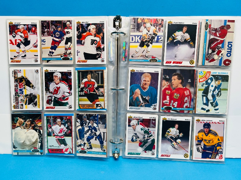 Photo 5 of 699523…final sale no returns/refunds-198 mixed hockey cards in binder