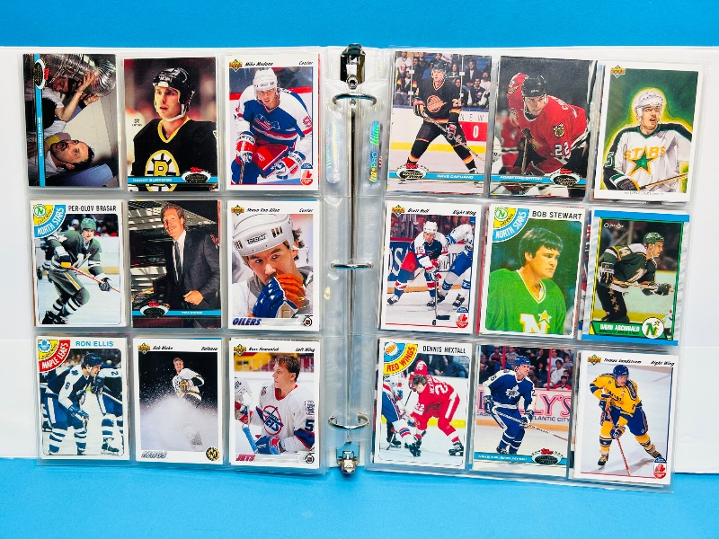 Photo 7 of 699523…final sale no returns/refunds-198 mixed hockey cards in binder