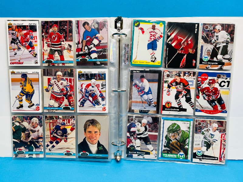 Photo 11 of 699523…final sale no returns/refunds-198 mixed hockey cards in binder