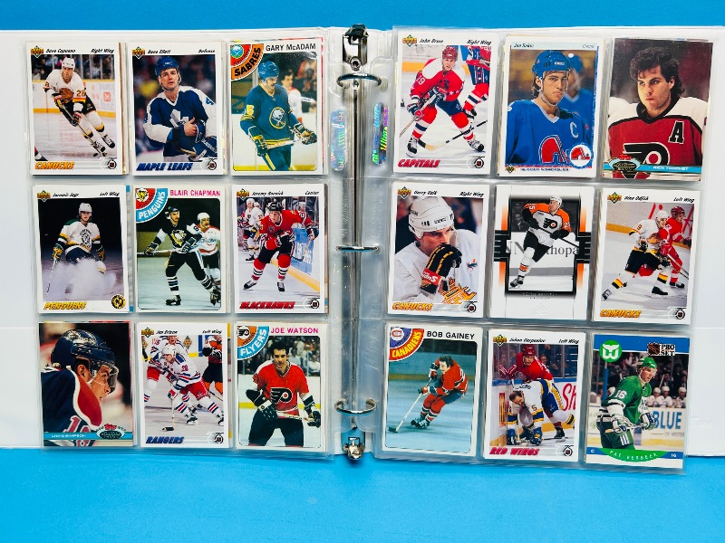 Photo 12 of 699523…final sale no returns/refunds-198 mixed hockey cards in binder