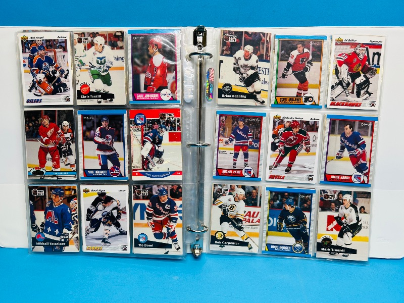 Photo 6 of 699523…final sale no returns/refunds-198 mixed hockey cards in binder