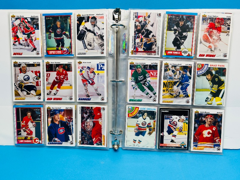 Photo 10 of 699523…final sale no returns/refunds-198 mixed hockey cards in binder