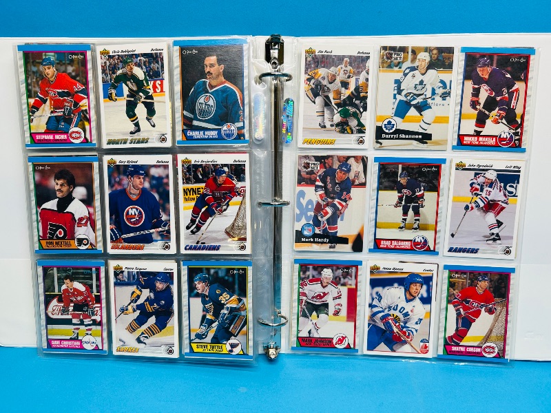 Photo 3 of 699523…final sale no returns/refunds-198 mixed hockey cards in binder