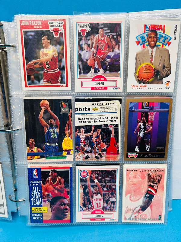 Photo 6 of 699524… final sale no returns/refunds- 351 mixed basketball cards in binder