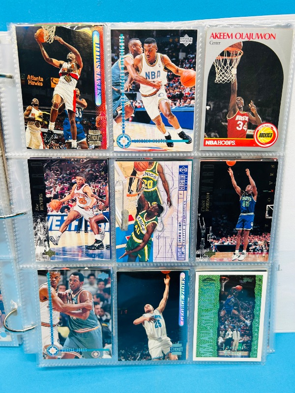 Photo 14 of 699524… final sale no returns/refunds- 351 mixed basketball cards in binder