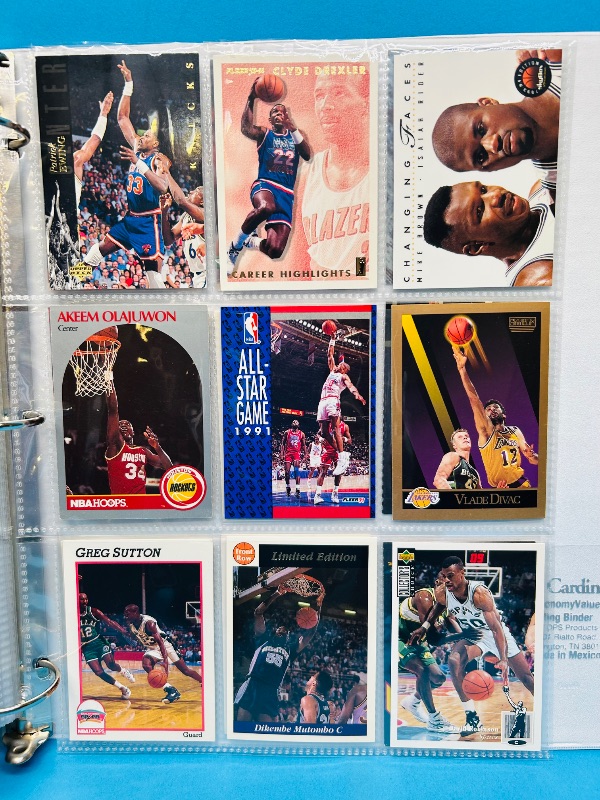 Photo 7 of 699524… final sale no returns/refunds- 351 mixed basketball cards in binder