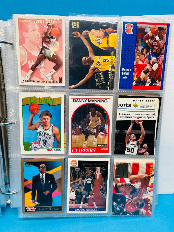 Photo 5 of 699524… final sale no returns/refunds- 351 mixed basketball cards in binder