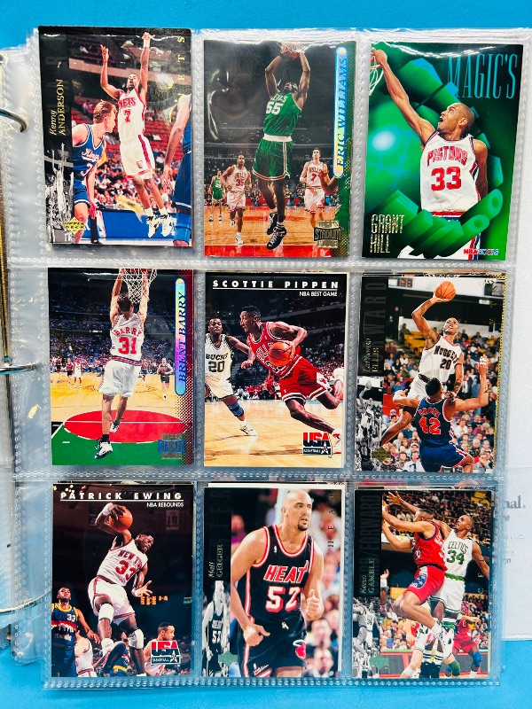 Photo 8 of 699524… final sale no returns/refunds- 351 mixed basketball cards in binder