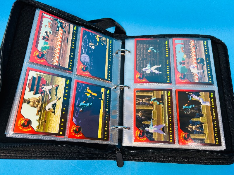 Photo 7 of 699526… final sale no returns/refunds-93 Mortal Kombat  midway cards in binder