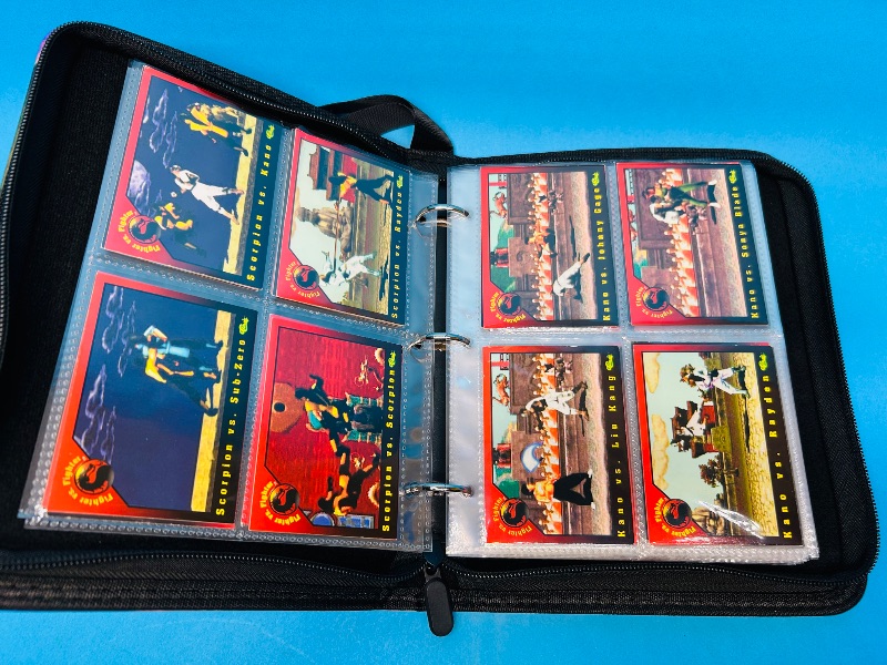 Photo 3 of 699526… final sale no returns/refunds-93 Mortal Kombat  midway cards in binder