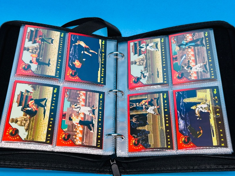 Photo 1 of 699526… final sale no returns/refunds-93 Mortal Kombat  midway cards in binder