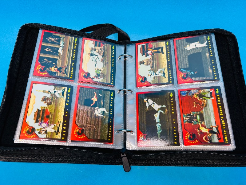 Photo 9 of 699526… final sale no returns/refunds-93 Mortal Kombat  midway cards in binder