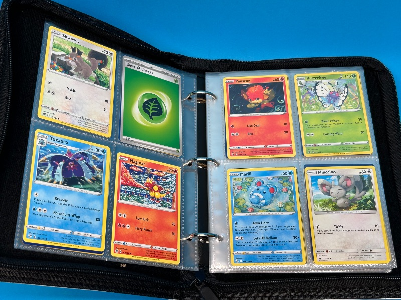 Photo 20 of 699527… final sale no returns/refunds-160 mixed Pokémon cards in binder - various dates 