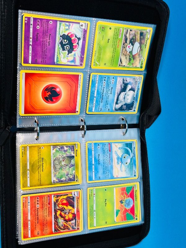 Photo 11 of 699528…  final sale no returns/refunds-160 mixed Pokémon cards in binder- various dates 