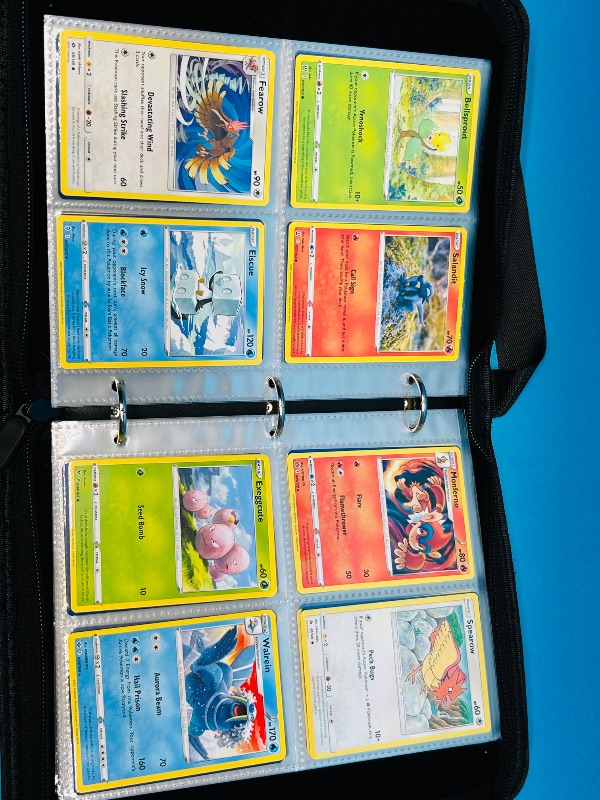 Photo 21 of 699528…  final sale no returns/refunds-160 mixed Pokémon cards in hinder- various dates 