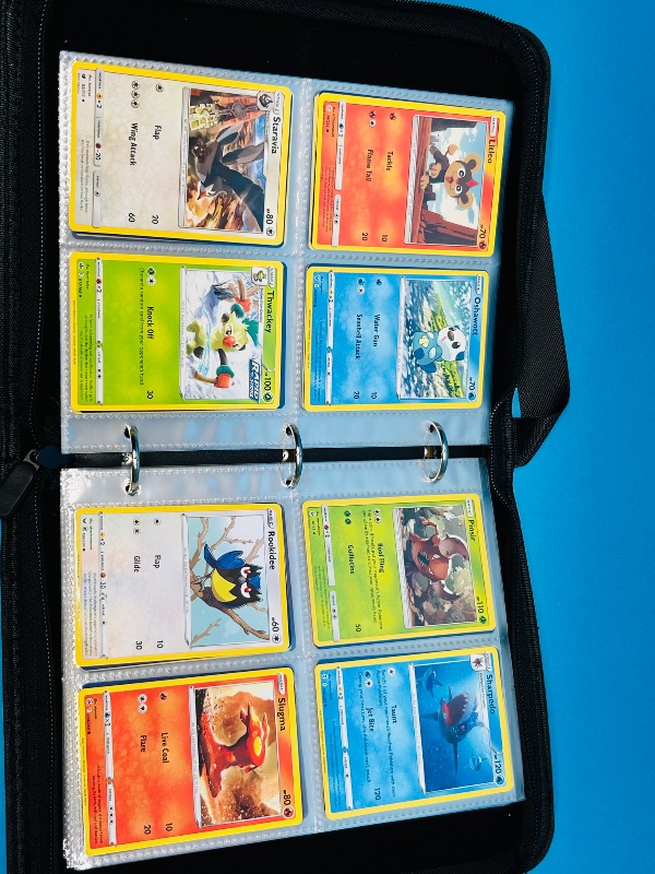 Photo 13 of 699528…  final sale no returns/refunds-160 mixed Pokémon cards in hinder- various dates 