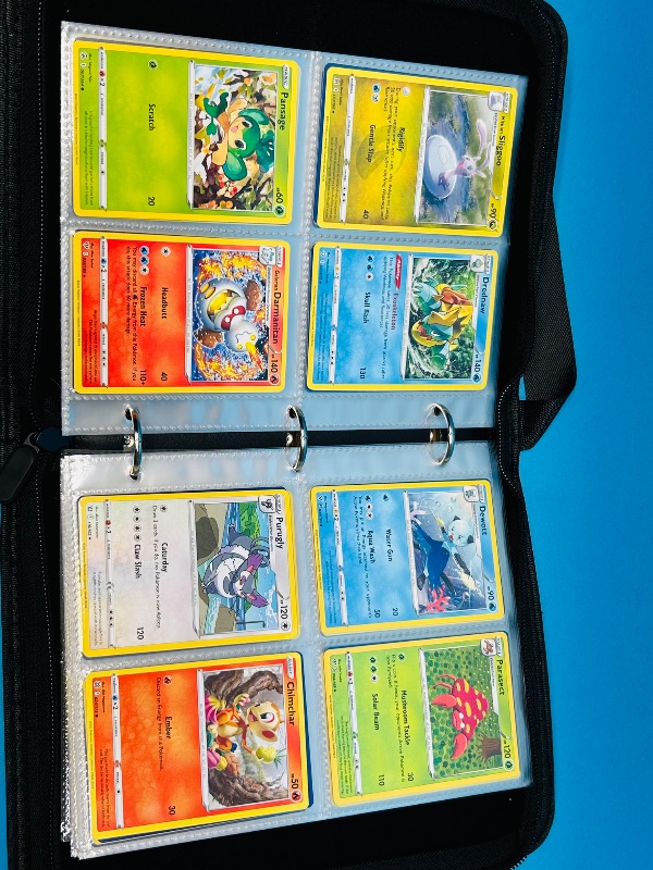 Photo 20 of 699528…  final sale no returns/refunds-160 mixed Pokémon cards in binder- various dates 