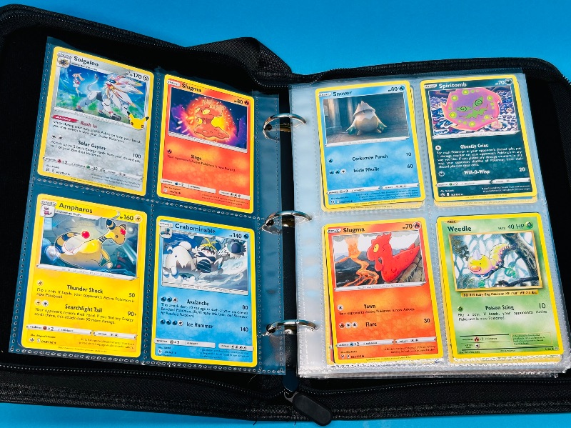 Photo 1 of 699528…  final sale no returns/refunds-160 mixed Pokémon cards in hinder- various dates 