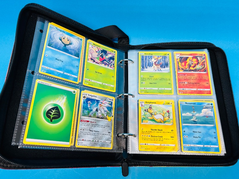 Photo 14 of 699529…  final sale no returns/refunds-160 mixed Pokémon cards in hinder- various dates 