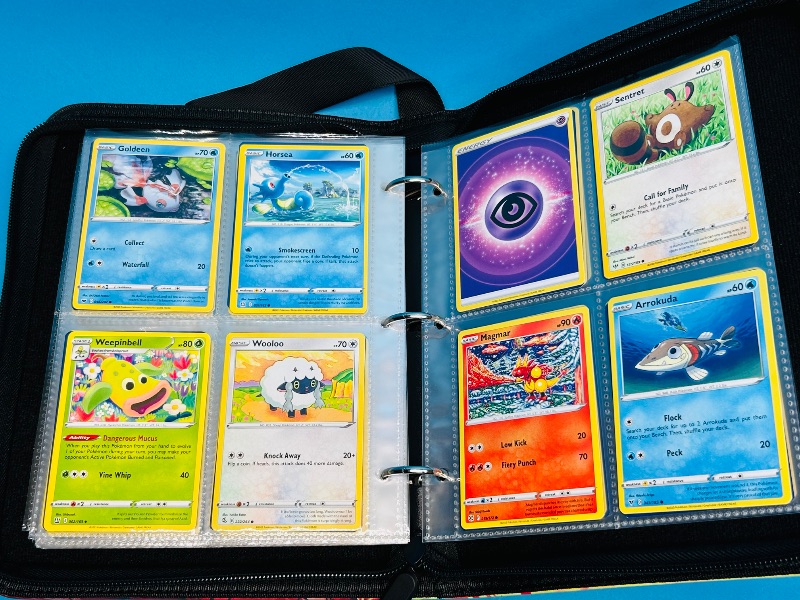 Photo 4 of 699529…  final sale no returns/refunds-160 mixed Pokémon cards in hinder- various dates 