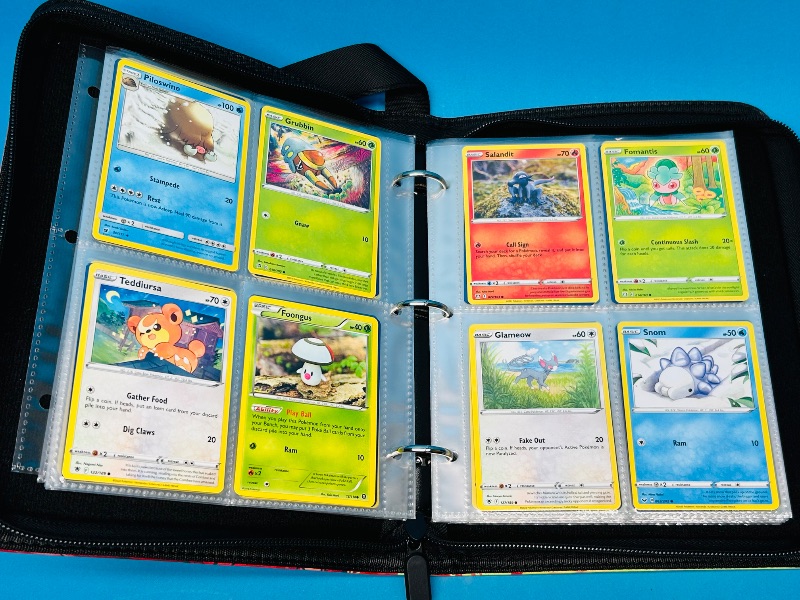 Photo 6 of 699529…  final sale no returns/refunds-160 mixed Pokémon cards in hinder- various dates 