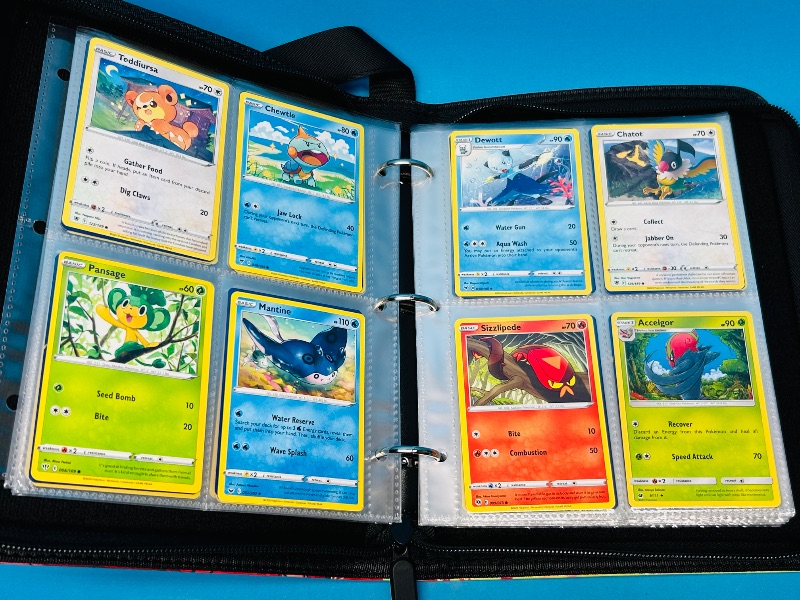 Photo 16 of 699529…  final sale no returns/refunds-160 mixed Pokémon cards in hinder- various dates 