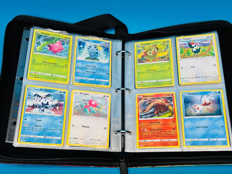 Photo 22 of 699529…  final sale no returns/refunds-160 mixed Pokémon cards in hinder- various dates 