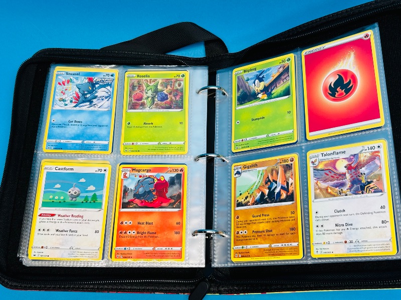 Photo 3 of 699529…  final sale no returns/refunds-160 mixed Pokémon cards in hinder- various dates 