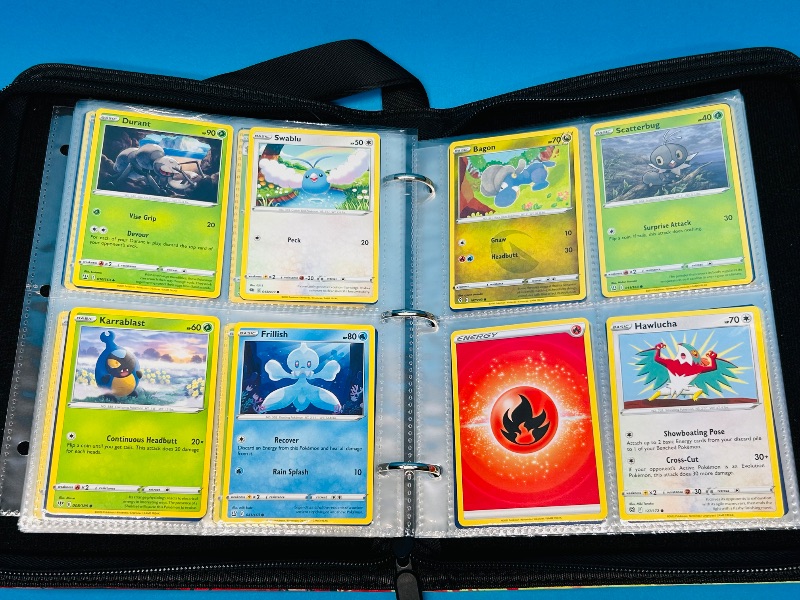 Photo 11 of 699529…  final sale no returns/refunds-160 mixed Pokémon cards in hinder- various dates 