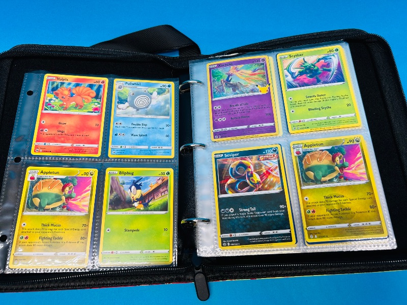 Photo 1 of 699529…  final sale no returns/refunds-160 mixed Pokémon cards in hinder- various dates 