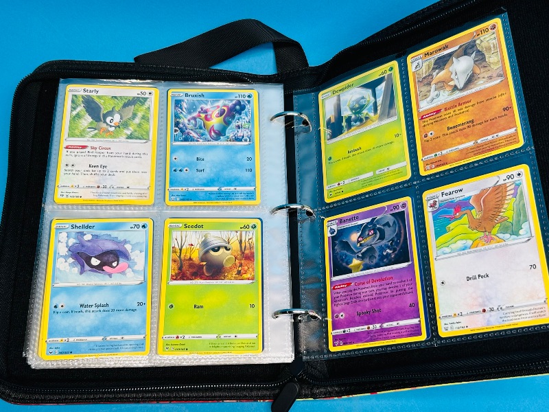 Photo 2 of 699529…  final sale no returns/refunds-160 mixed Pokémon cards in hinder- various dates 