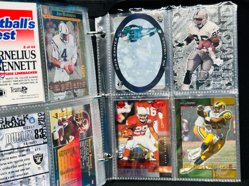 Photo 4 of 699530…final sale no returns/refunds-72 mixed football holo, foil, refractor cards in binder 