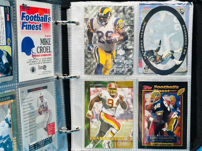 Photo 10 of 699530…final sale no returns/refunds-72 mixed football holo, foil, refractor cards in binder 